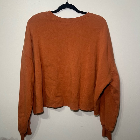 Women's Orange Spread Kindness Sweater - Picture 3 of 3